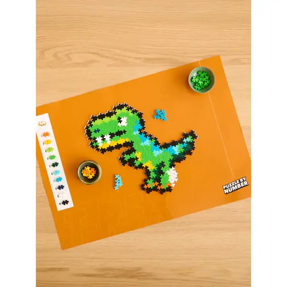 Plus Plus T Rex Puzzle By Number